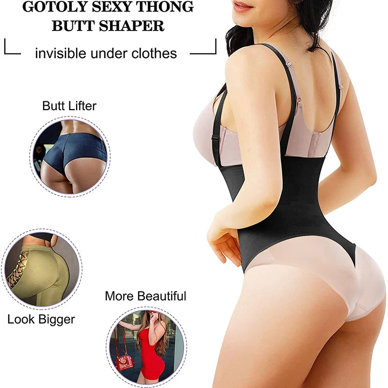 Bodysuit Shapewear Women Full Body Shaper Tummy Control Slimming Underwear Sheath Butt Lifter Push Up Abdomen Shapers Corset