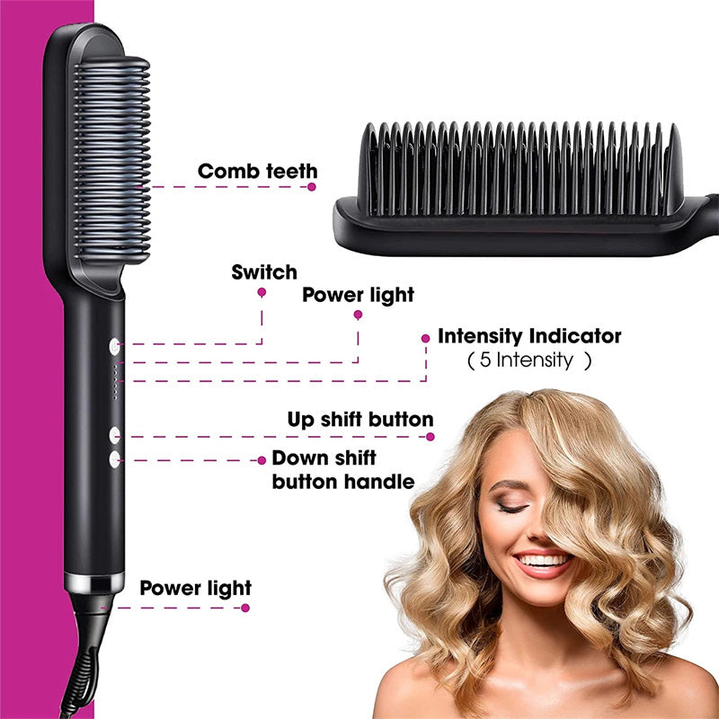Shapevora™ 2-in-1 Hair Straightener & Curler – Fast, Frizz-Free Styling