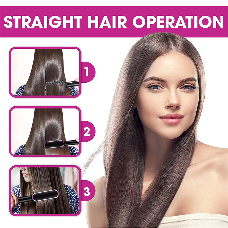 Shapevora™ 2-in-1 Hair Straightener & Curler – Fast, Frizz-Free Styling