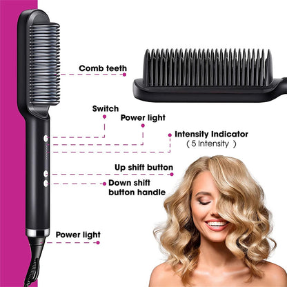 Shapevora™ 2-in-1 Hair Straightener & Curler – Fast, Frizz-Free Styling